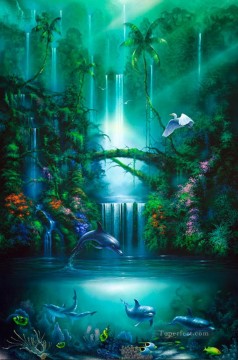 harem pool Ölbilder verkaufen - Enchanted Pool Wasserwelt